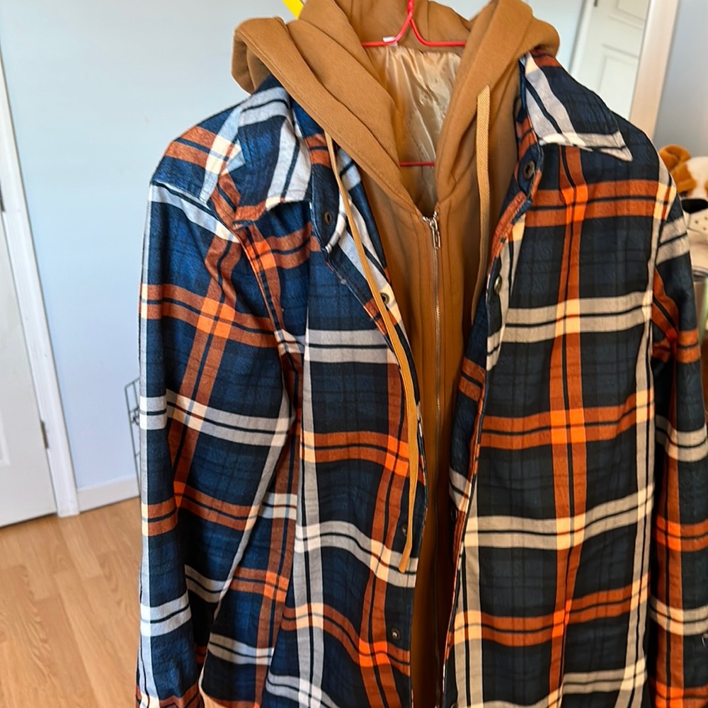 Hoodie flannel